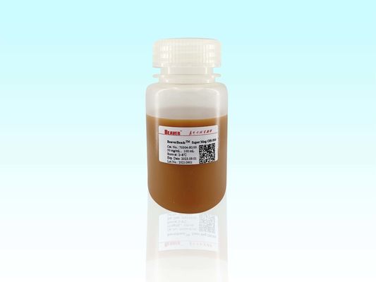 BeaverBeads™ 500nm Υπερπαραμαγνητικές Χάντρες Επικαλυμμένες σε Υδροξυλική Πυριτία -OH Για Εξαγωγή DNA, Αποστειρωμένο Νερό Περιλαμβάνεται