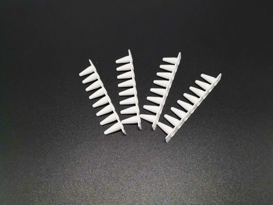 0.2mL PCR το ιατρικό λευκό αναλωσίμων εργαστηρίων σωλήνων 8-λουρίδων υψηλό δεν διοχετεύει με σωλήνες καμία κάλυψη