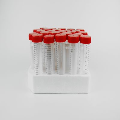 Οι κωνικοί σωλήνες κατώτατων 50mL φυγοκεντρωτών βασάνισαν αποστειρωμένο που τοποθετήθηκε σε σάκκο